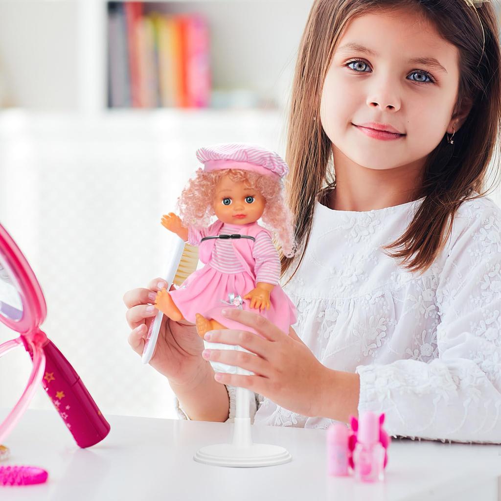 NUOLUX Doll Stands, Doll Bases, 4-Piece Set, 26.5cm x 37.5cm, Figure Stands, Doll Figure Stands, Plush Toy Stands, Doll Display Stands