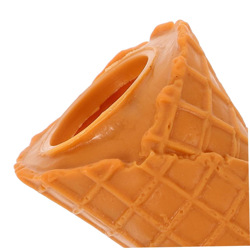 ibasenice Simulation Ice Cream Cone Fake Cone Photography Lightweight for Home or Store Display 5-inch Model, Prop, PVC,