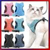 Adjustable Anti-Escape Small Cat Belt Kitten Harness Light Breathable Soft Pet Vest Wiring Harness Traction Belt Cat Accessories