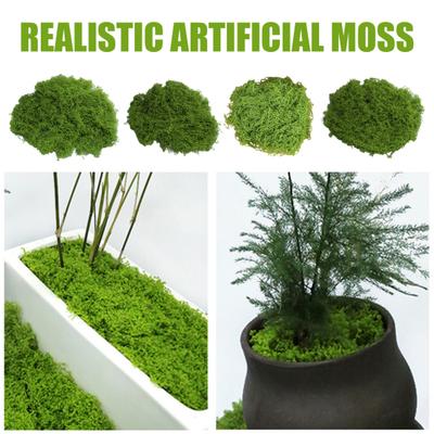 30/100G Artificial Green Moss DIY Crafts Indoor Plants Fairy Gardens Table Centerpieces Fish Tanks Microlandscape Decorative Fake Moss