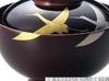 J-Kitchens Zoni Bowl with Gold and Crane Design, Tamuke (1 Bowl) 12.8cm, Hand-painted Lacquer, Made in Japan