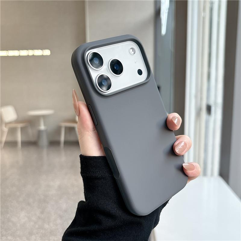 al Liquid Silicon Magnetic For  Wireless Case for For Iphone 17 16 1 14 17Pro Max Touch Camera Button Matte Soft Cover