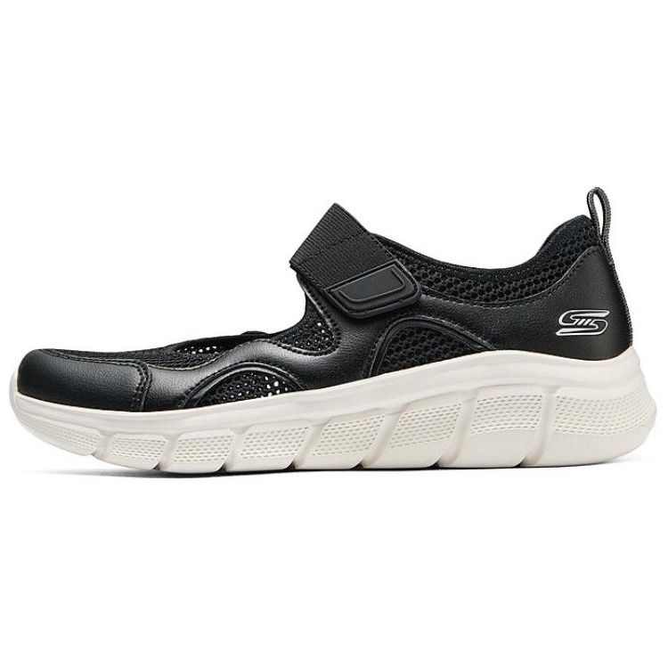 Skechers Bobs B Flex Spert Comfortable Retro Mary Jane Low Top Casual Shoes Women sneaker Black 117327-BLK 38.5