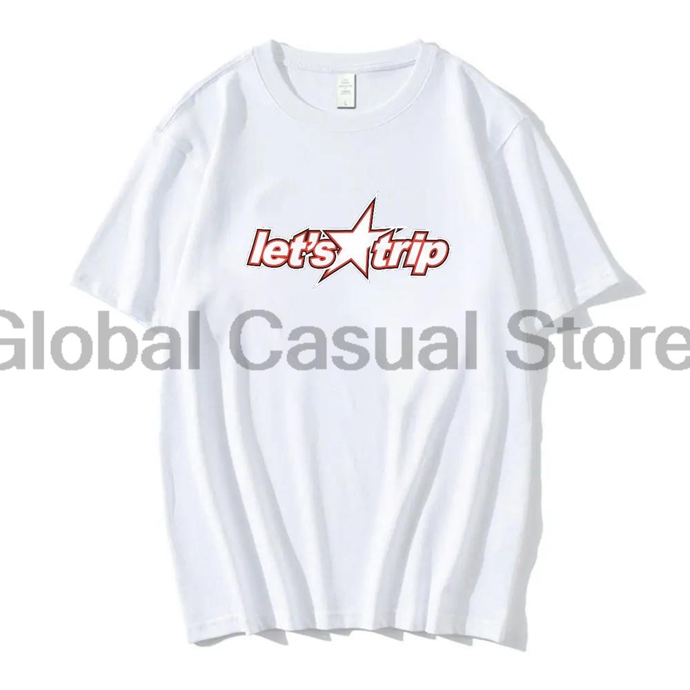 Sturniolo Triplets Lets Trip Star Tshirt Crewneck Short Sleeve Tee Unisex Women Streetwear Tops Fashion Clothes