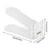 1Pcs Shoe Stacker Adjustable Shoe Slots Organizer Shoes Slots Space Saver Double Deck Rack Holder For Closet Organization
