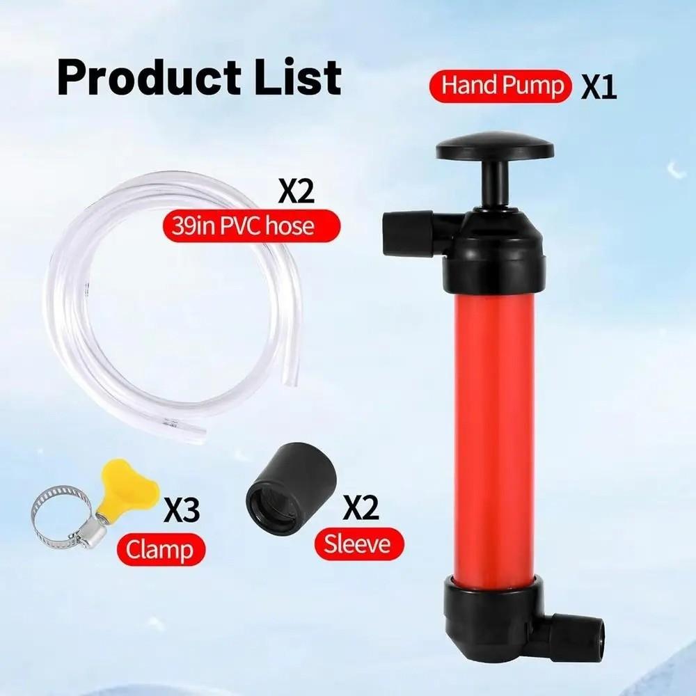 Self Priming Oil Extractor Pump PVC Tube Gas Siphon Hose Pump  Car Fuel Transfer