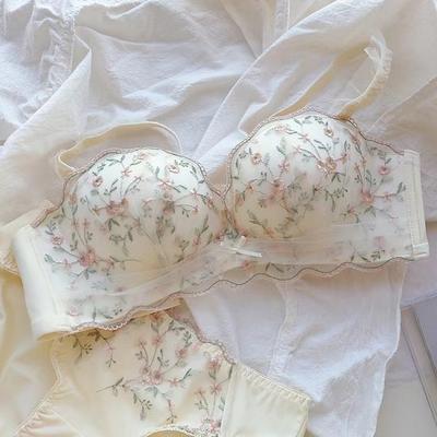 Floral Push Up Bras Sexy Women Bra Push Up Underwear For Lady Lingerie