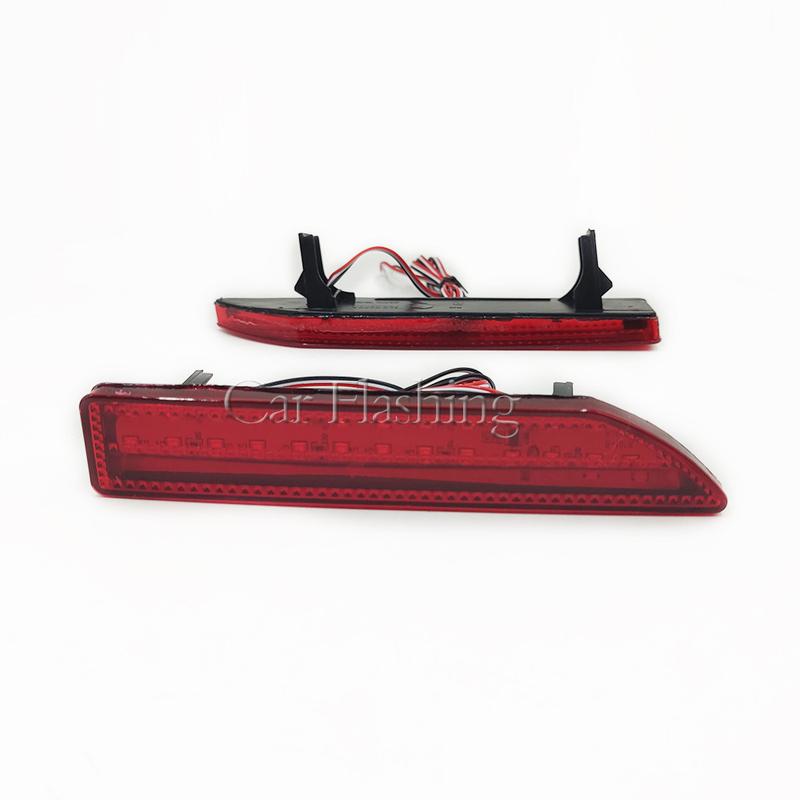 1 Set Led Rear Bumper Reflector Lights For Honda CRV CR-V 2007 2008 2009 Fog Lamp Brake Taillight Light