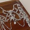 Long Tassel Water Drop Crystal Women Head Chains Clear Bead Forehead Headbands Wedding Party Fairy Ornaments Hairband