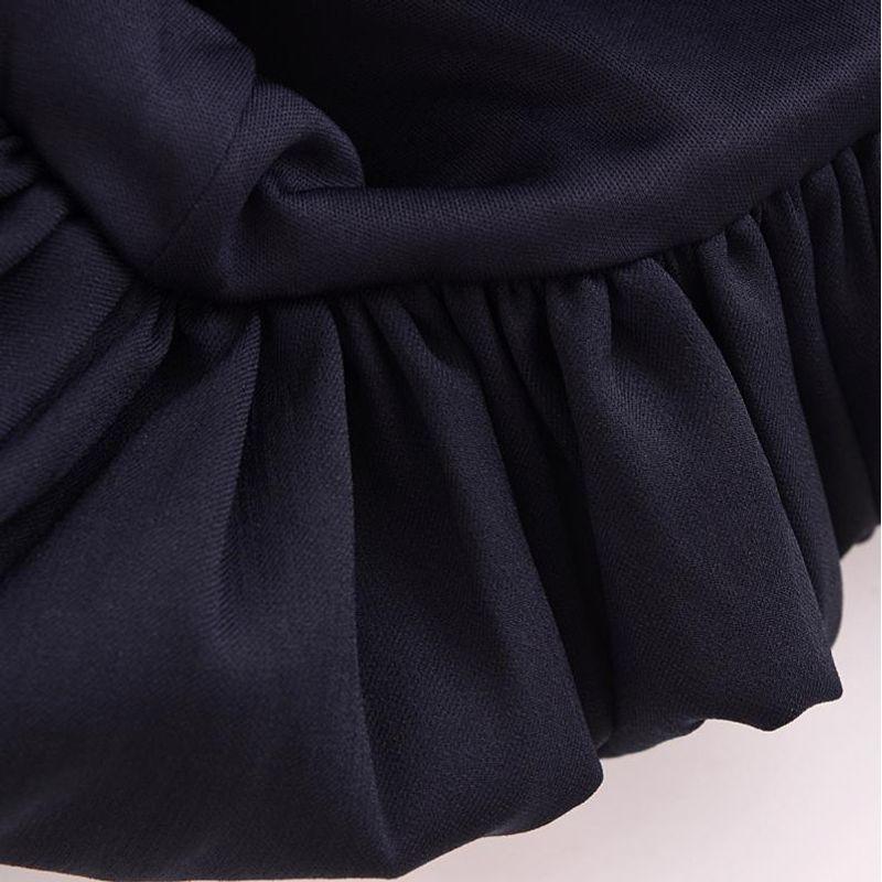 Kaslead New Arrival Women's Clothing Fashion Style Flower Decoration Puffy Hem Tops 1014806