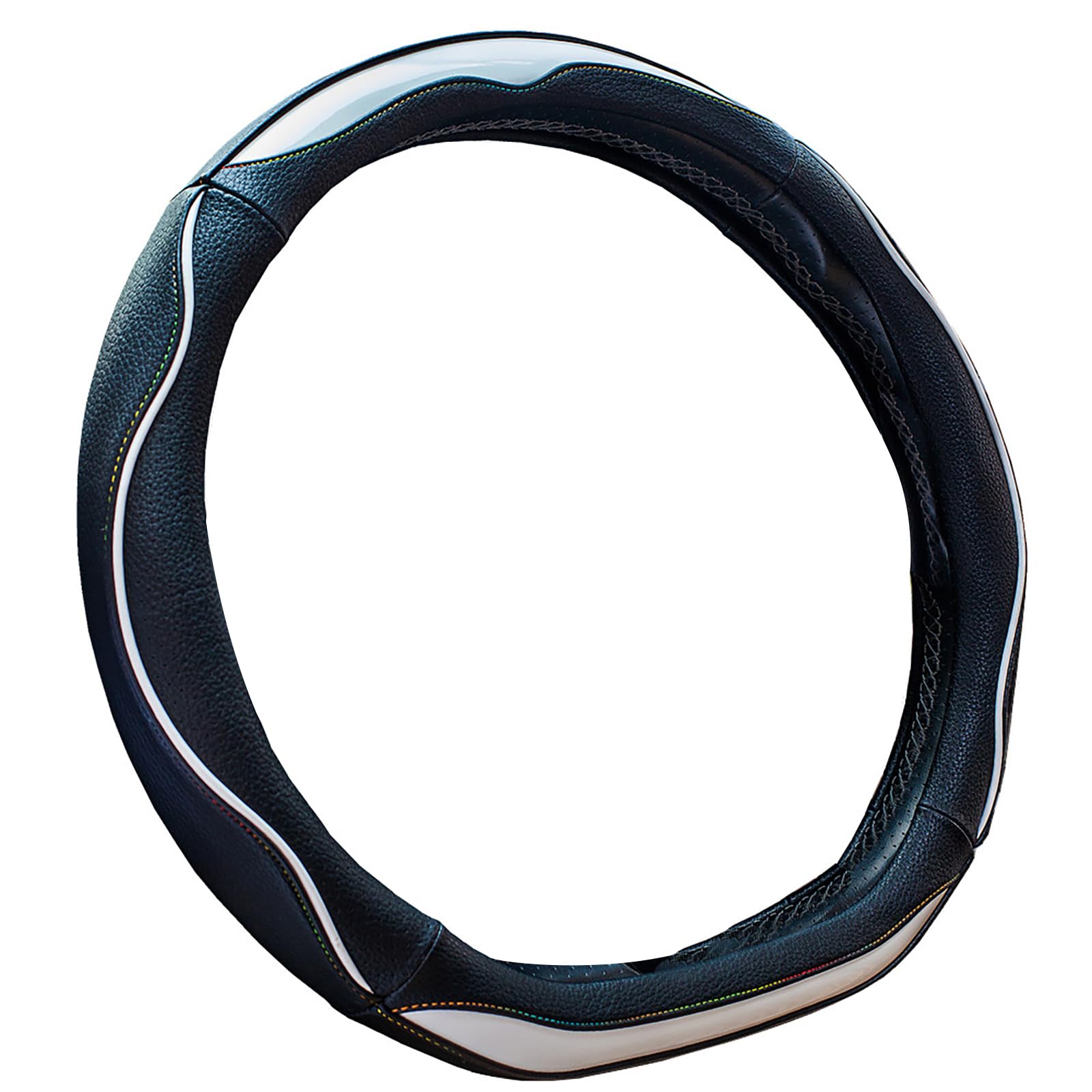 

ZATOOTO LY123 Steering Wheel Cover, D Type, Light and Regular Cars, Stylish, Anti-Slip, Excellent Grip, Small S белый