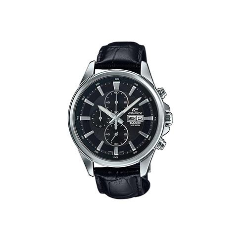 CASIO Men EDIFICE 43.8mm Black Watch EFB-509L-1AVUPR Black Regular Watch Box