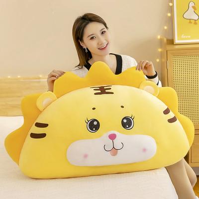 Cartoon Large Tiger Plush Toy Bed By Bedroom Princess Bedside Doll Tiger Claw Throw Pillow Cushion
