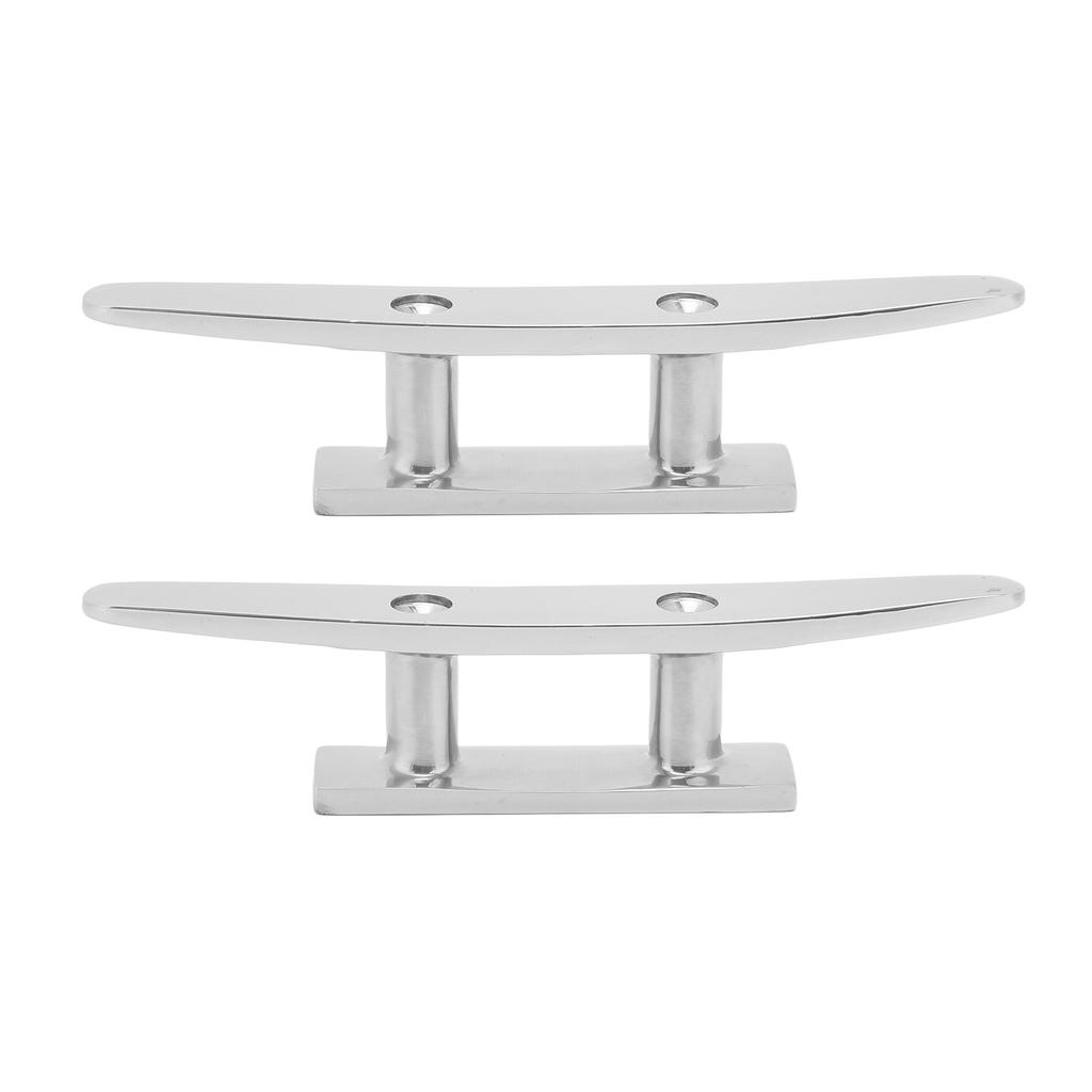 2 Stück Bootsklampe offene Basis 5 Zoll Universelle Passform für Wasserfahrzeug Boot Yacht Kajak Jet Ski Docks Decks