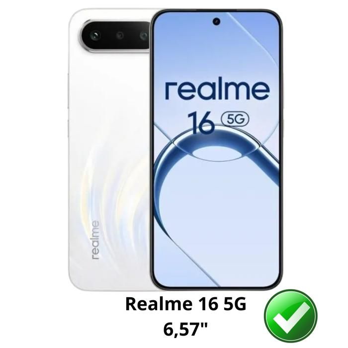 Verre Trempé pour Realme 16 5G [Pack 2] Film Vitre Protection Ecran Phonillico®