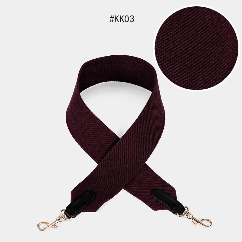 6cm Wide Cowhide Canvas Shoulder Strap for Versatile Crossbody Bucket Bags