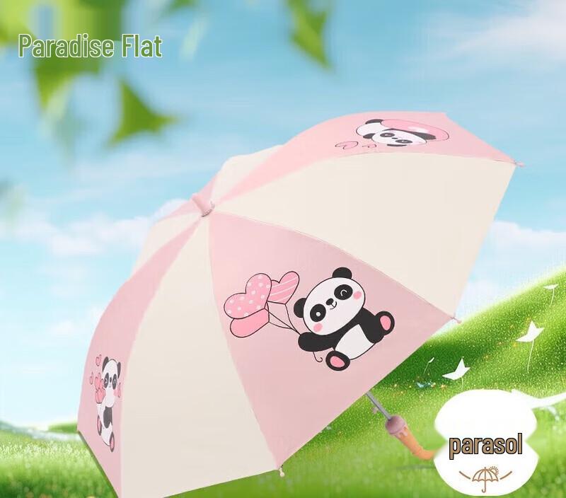 Kids Safety Reinforced Cartoon Umbrella