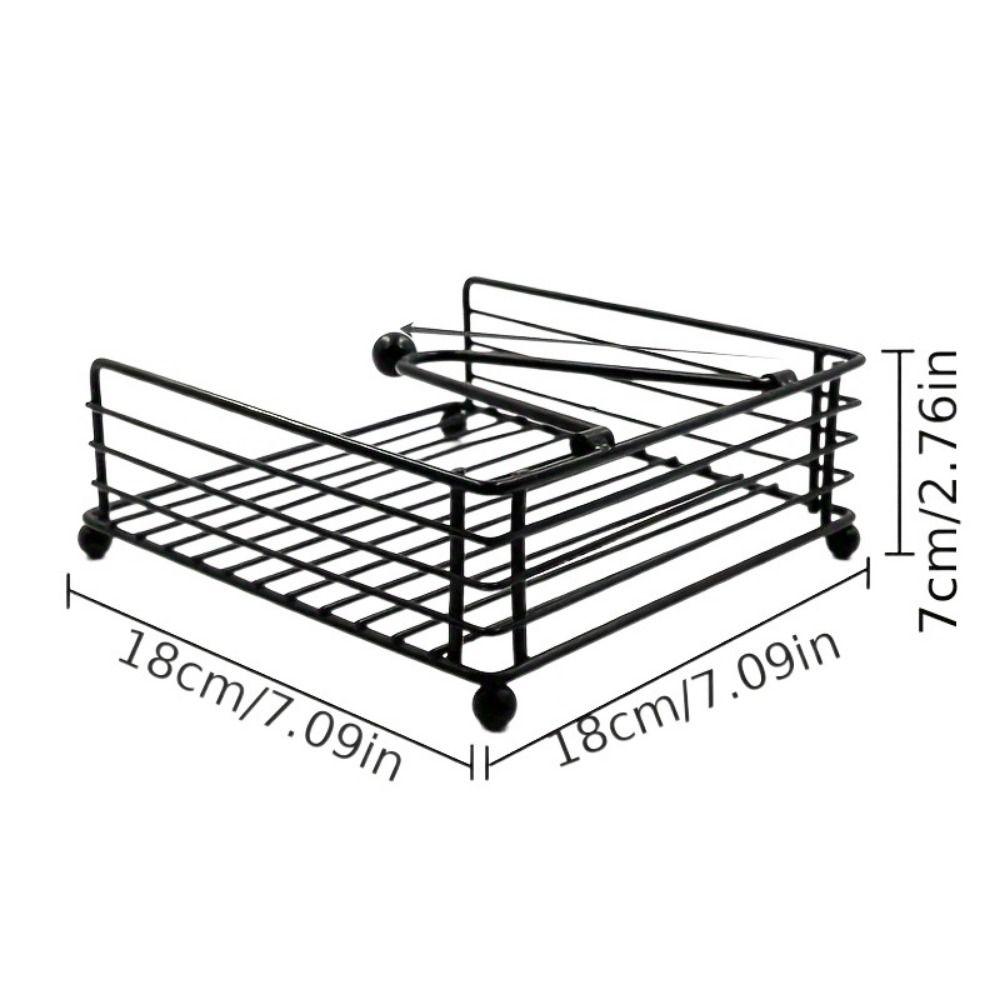 Square Design Napkin Holder Vertical Tissue Organizer Paper Napkin Organizer Dining Room