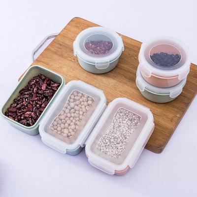 Luftdichte Lunchbox Lebensmittelbehälter Clip Lock Dichtung Aufbewahrungsbox Klar Mini