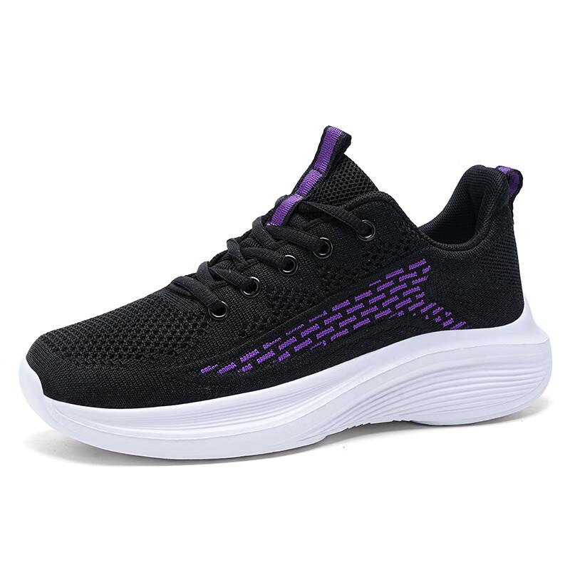 Large size women's shoes spring and autumn 2025 new 4143 feet wide feet fat mesh sneakers women running shock absorption lightweight women