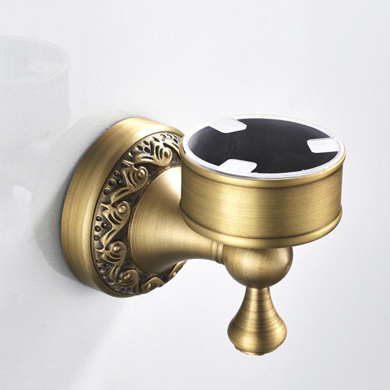Hochwertige Keramik-Wandseifenschale mit goldener Zierleiste und wasserabführendem Design