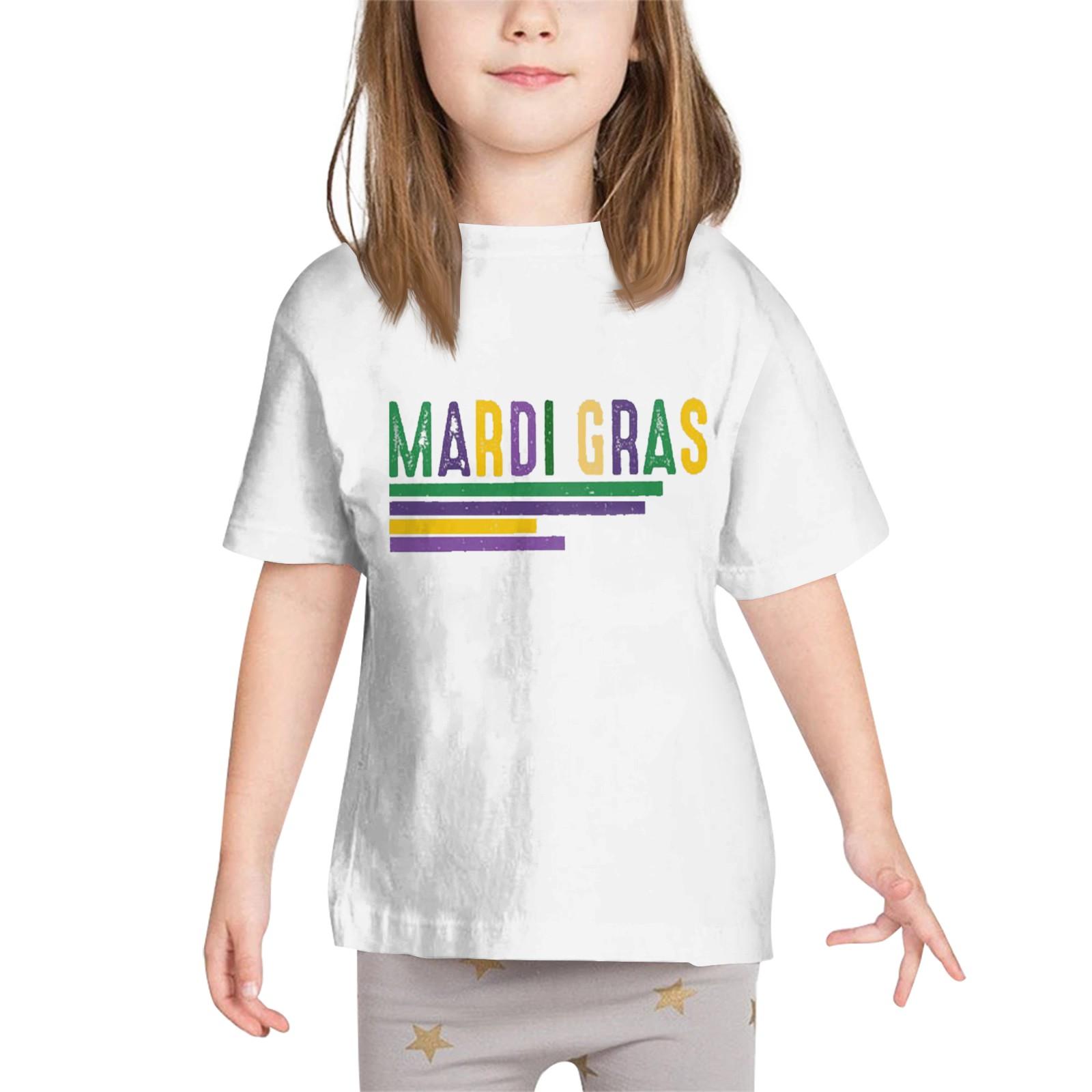 

Дитячі карнавальні топи Вільні футболки з короткими рукавами для хлопчиків і дівчаток з круглим вирізом і принтом 150 фіолетовий