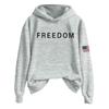 Ladies Fashion Casual Long Sleeve Printed Round Neck Hoodie Pullover Top