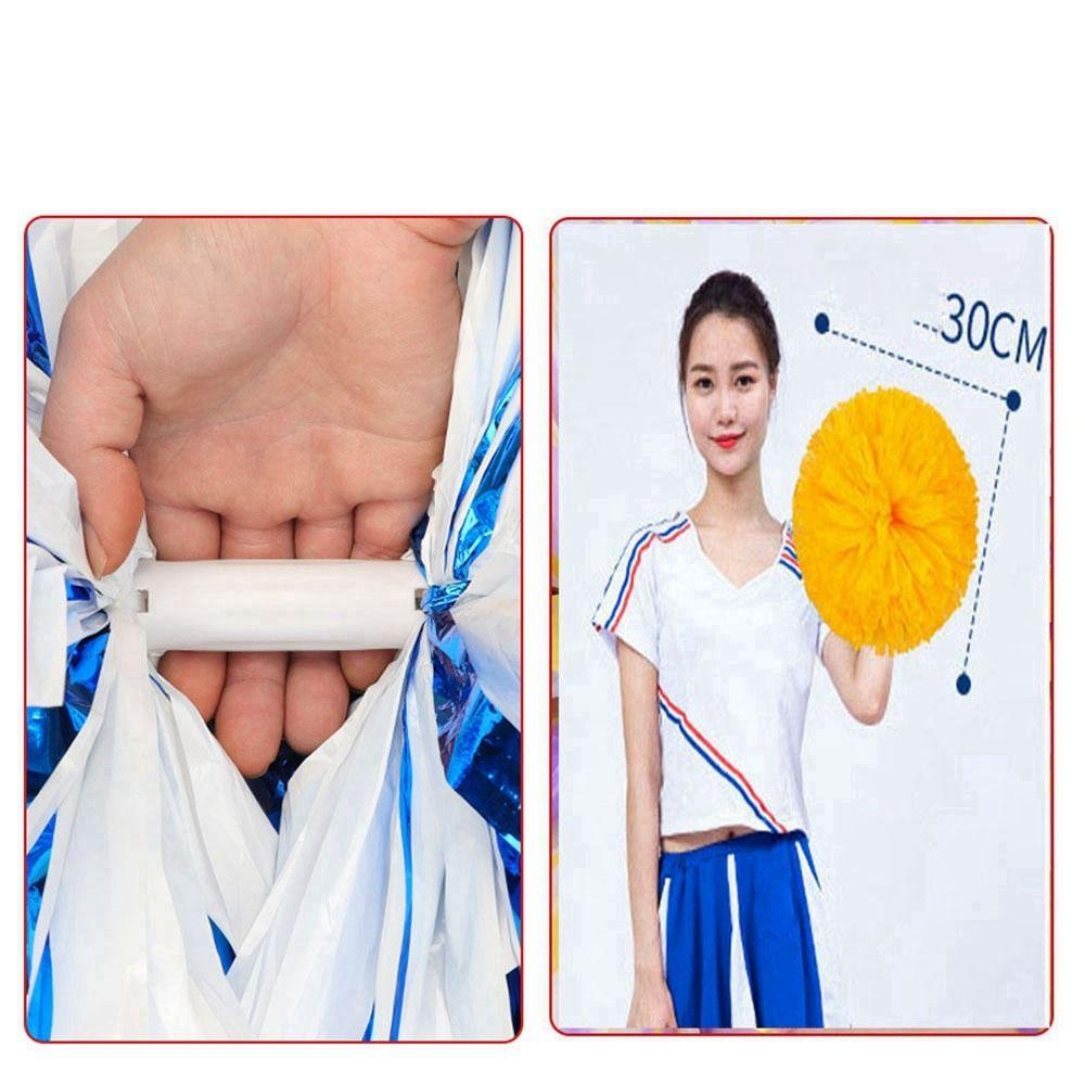 handle Cheerleading Cheering Ball Cheerleader Pom Poms Dance Party Decorator Club Sport Supplies