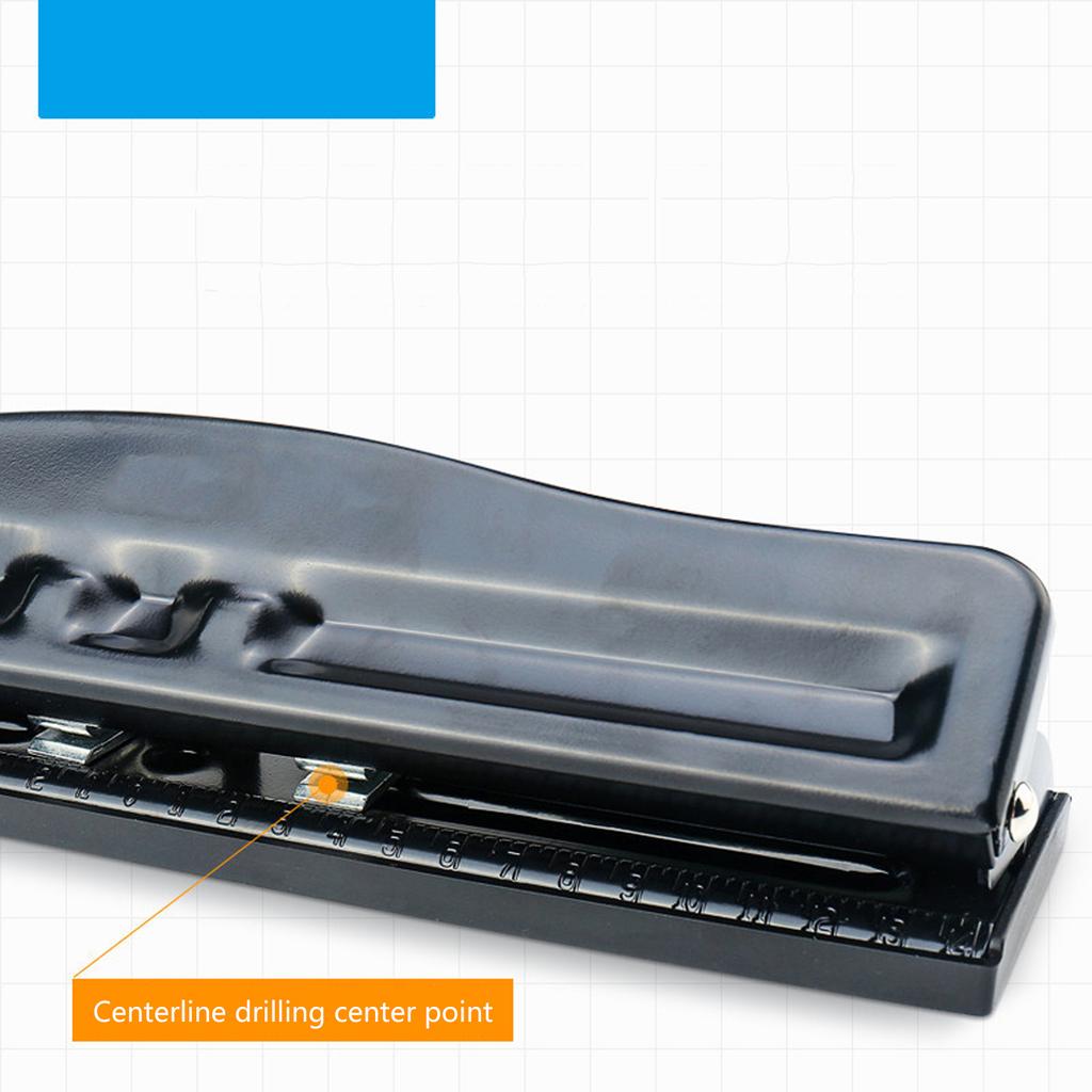 Adjustable Punching Machine 3/4 Hole Puncher Portable Manual Puncher Paper Punch Office School Supplies