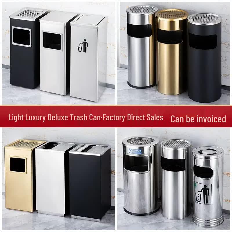 Stainless Steel Outdoor Ashtray Bin