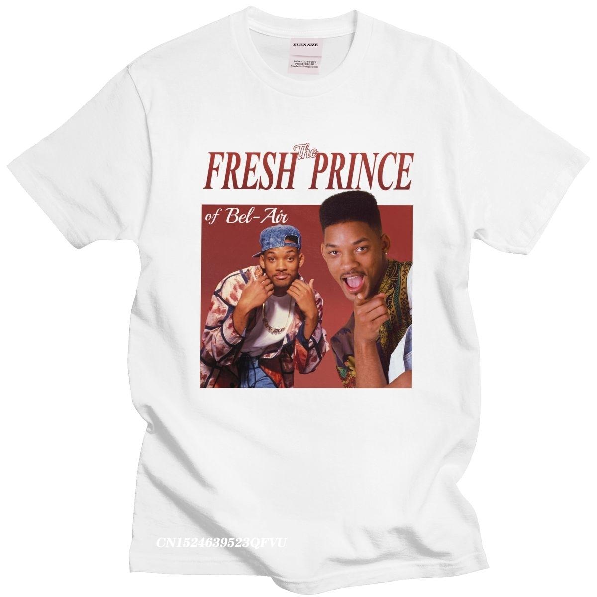 Funny The Fresh Prince Of BelAir Tshirt Unisex Camisas Unisex 90s Style Will Smith TV TShirt Carlton Banks Fan Cotton Tee S