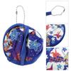 Japanese Style Folding Fan Mini Size Round Decorative Fan Summer Handheld Fan