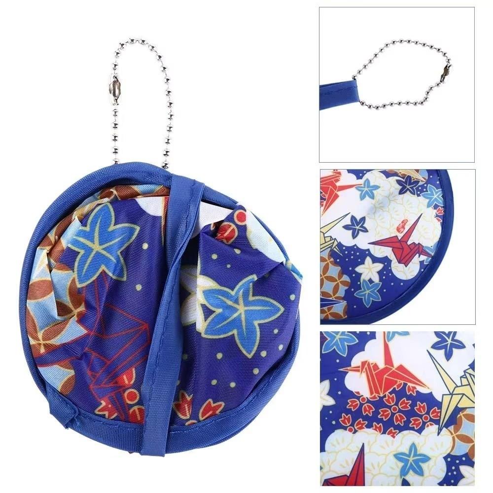 Japanese Style Folding Fan Mini Size Round Decorative Fan Summer Handheld Fan