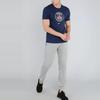 Nike Paris Saint-Germain Crest Short Sleeve T-Shirt Men Tops Blue DJ1316-410