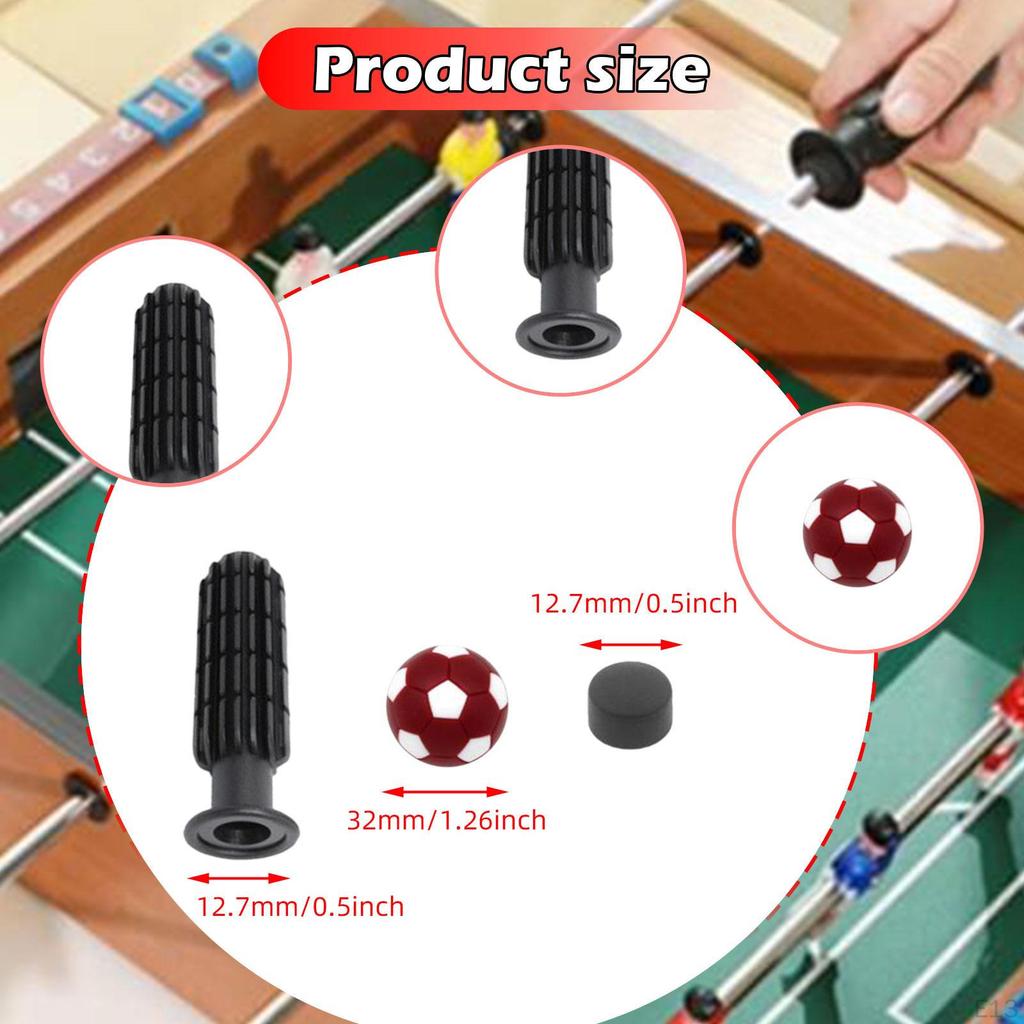 Náhradní rukojeti pro stolní fotbal se dvěma malými míči