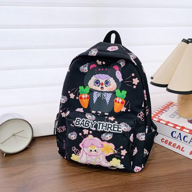 Large Capacity Primary School Schoolbag Cartoon Cute Foreign Style Printing Boys And Girls Backpack Children'S Backpack
