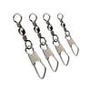 10pcs Fishing Swivel Connector Stainless Steel Fishhook Snap Tools Tackle Fitting Connect Component Replace Fittings