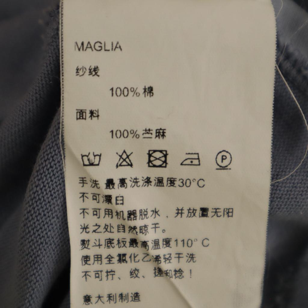 VOYAGE by MARINA RINALDI Made in Italy Linen Short sleeve switching Cut S Women Used