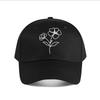 Blue Floral Baseball Cap Baseball Cap Fashion Unisex Sunhat Womens Outdoor Sports Snapback Cap