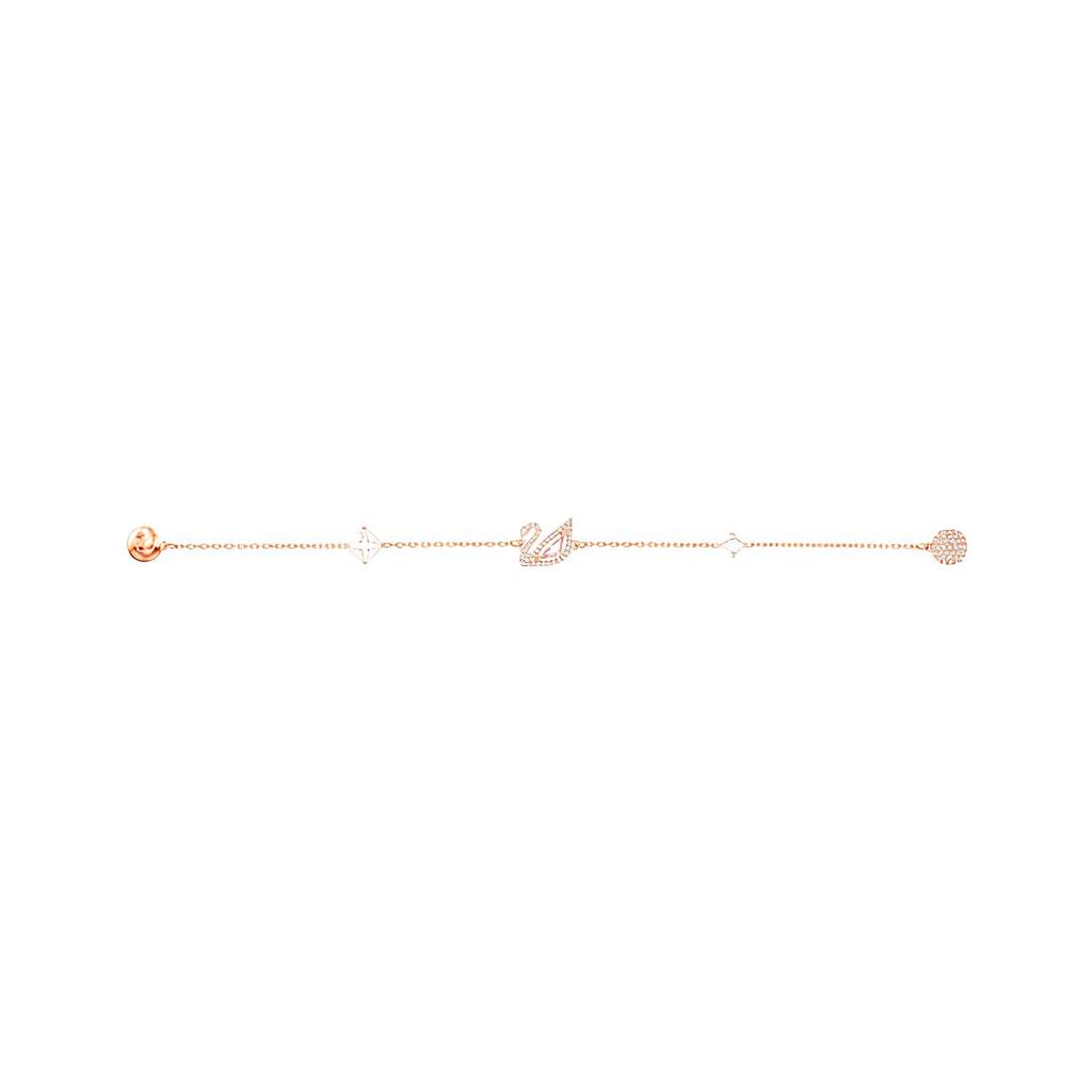 Swarovski Womens Dazzling Swan Bracelet Gold