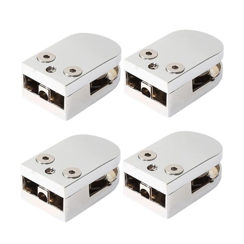 

Регулируемый стеклянный зажим Прочное крепление для душевой двери Для безопасности в ванной Монтажная рама small