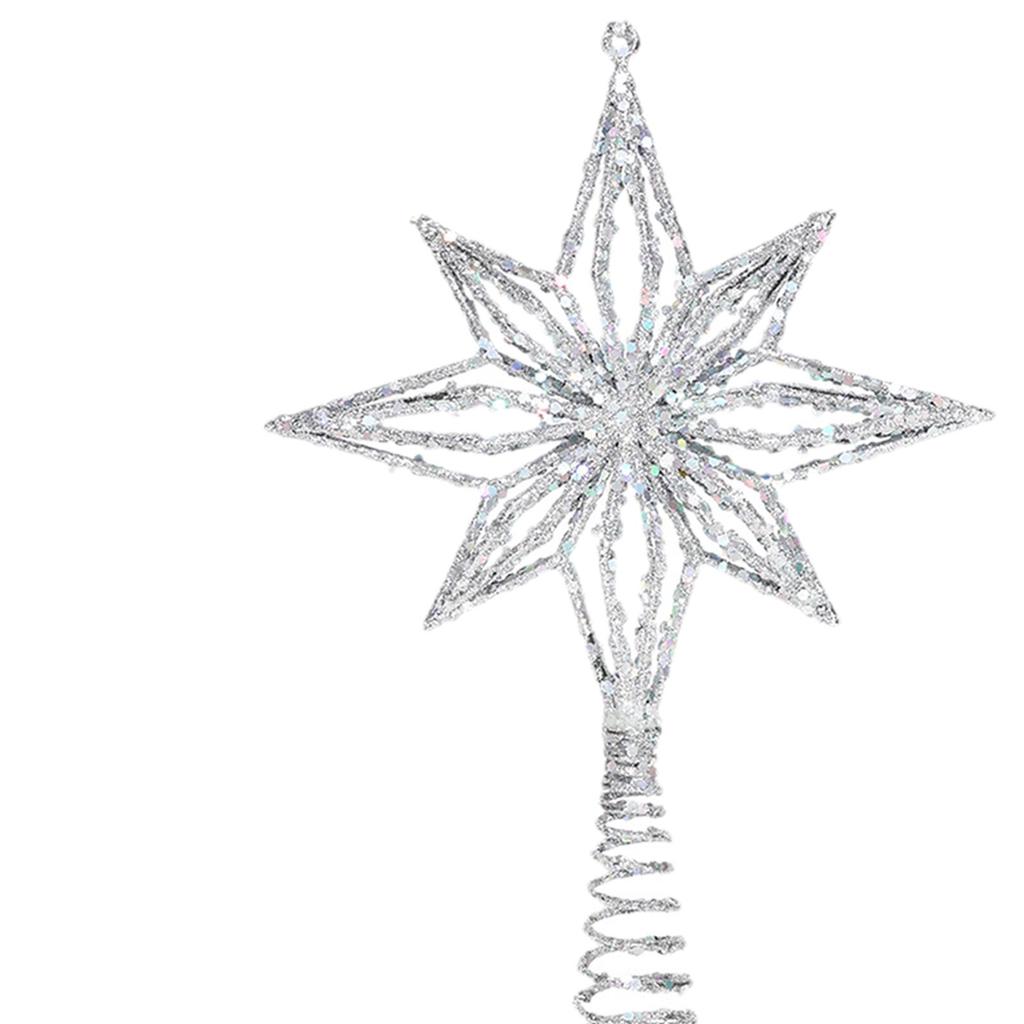 Star Christmas Tree Topper ,Hollow Design ,Gift, Xmas Tree Decor ,Decorative, Star Ornament