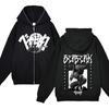 European and American fashion zippered sweatshirt Full Zip Up Hoodies