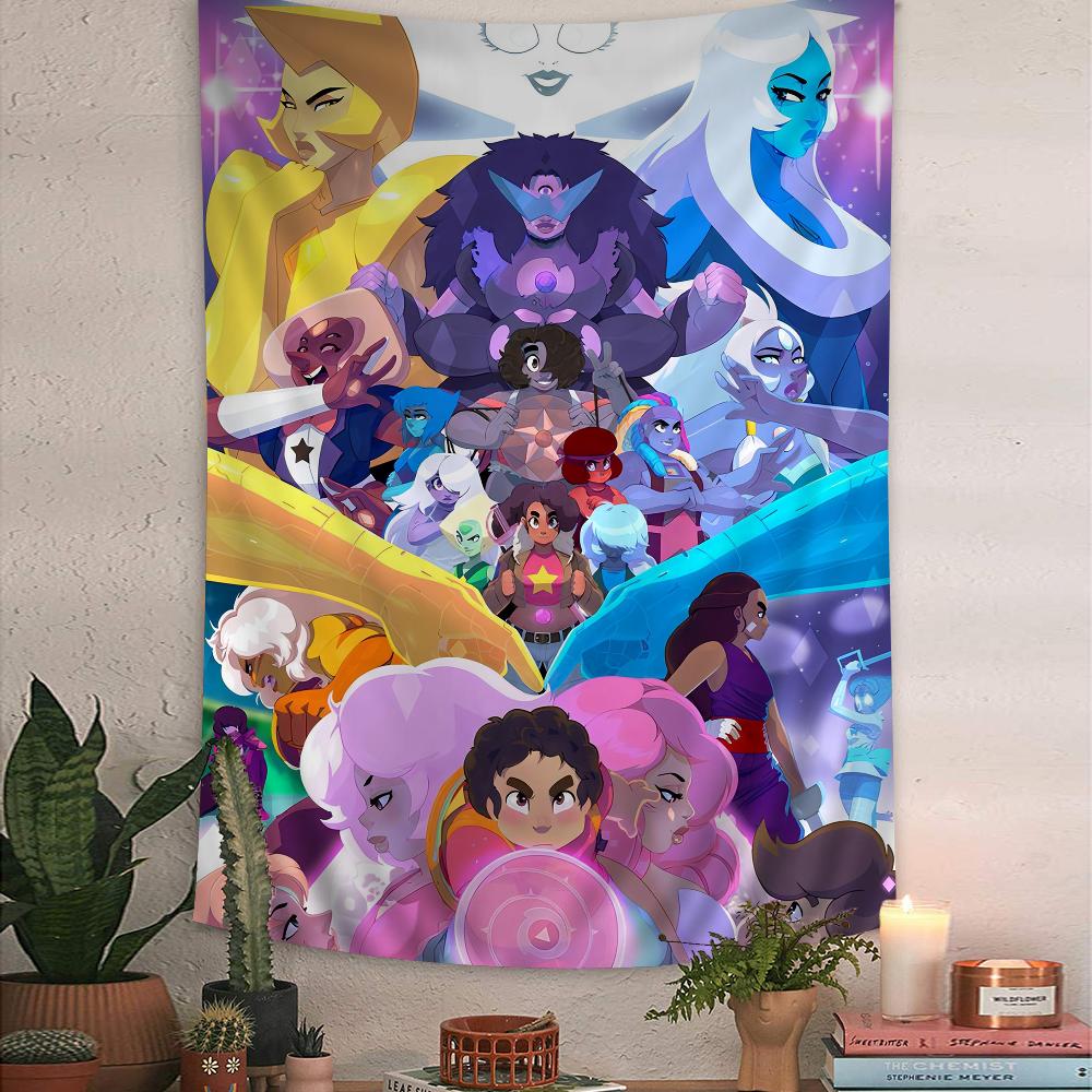 Cartoon Network S-Steven U-Universe Arazzo Stampa Artistica Arte Fantascienza Stanza Arredamento Casa Arte da Parete Decorazione