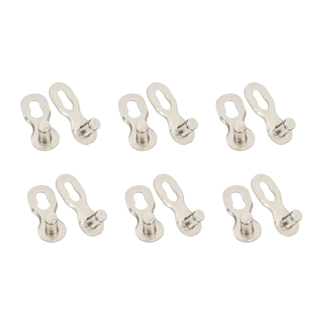 6 Çift Bisiklet Zinciri Hızlı Bağlantı Çelik Kayıp Zincir Tamir Bağlayıcısı Dağ Yol Bisikleti için9