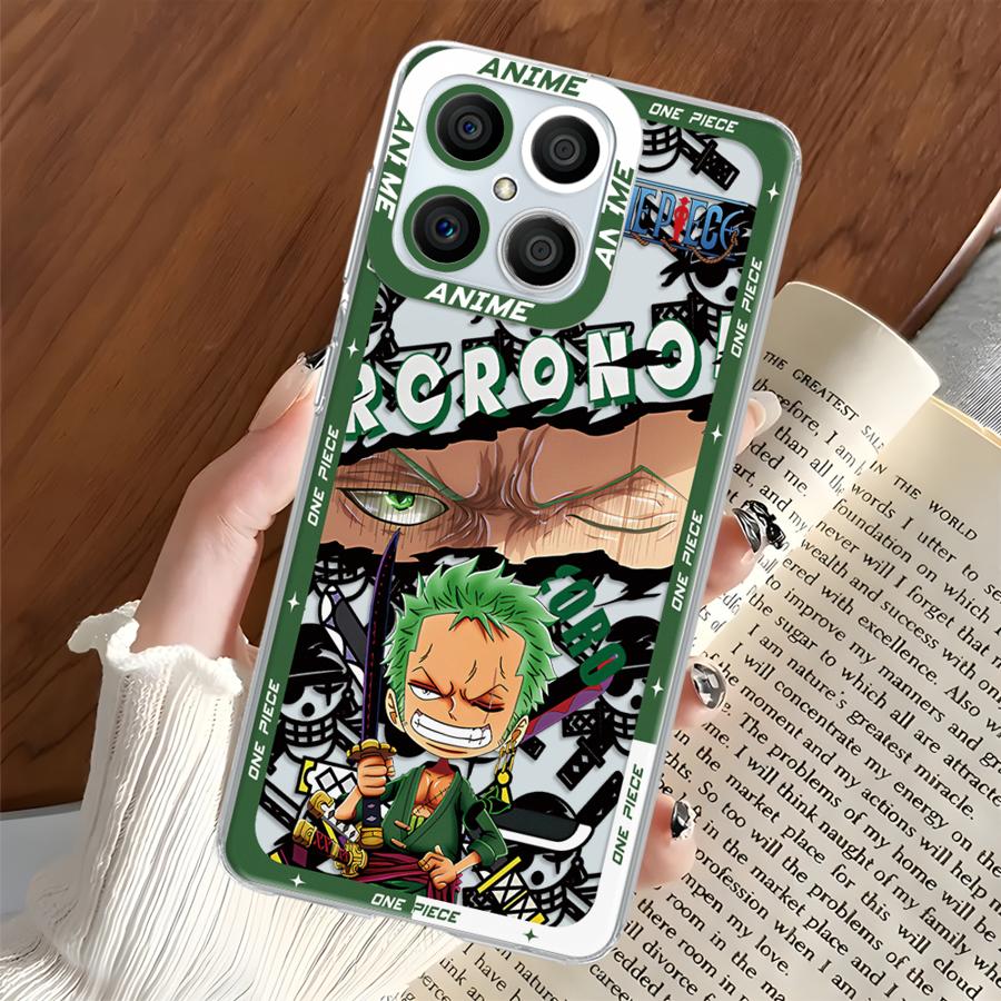 Etui One Piece Luffy do Honor X9a X9b X8 X8a 90 Lite X8b X7b Przezroczyste Etui na Telefon