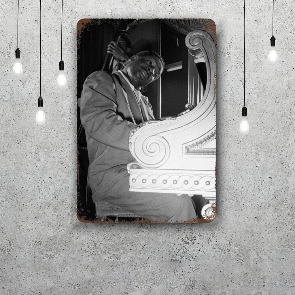 Erroll Garner Vintage Metal Tin Signs Posters Decor Retro Metal Plaque Wall Art Decor for Garage Bar