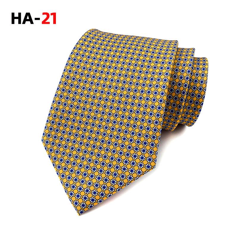 Mode Retro Druck Imitation Seide Stoff Herren Krawatte