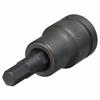 TONE Hexagon socket (strong type) 3KH-06 Drive angle 9.5mm (3/8") Width across flats 6mm