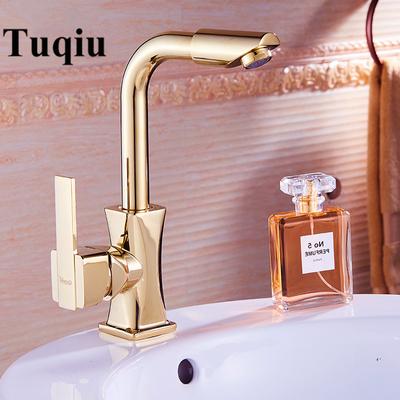 New Arrival Water Tap Gold/Rose Gold/Chrome Brass Bathroom Basin Faucet Sink Tap Swivel Spout Vanity Sink Faucet Mixer